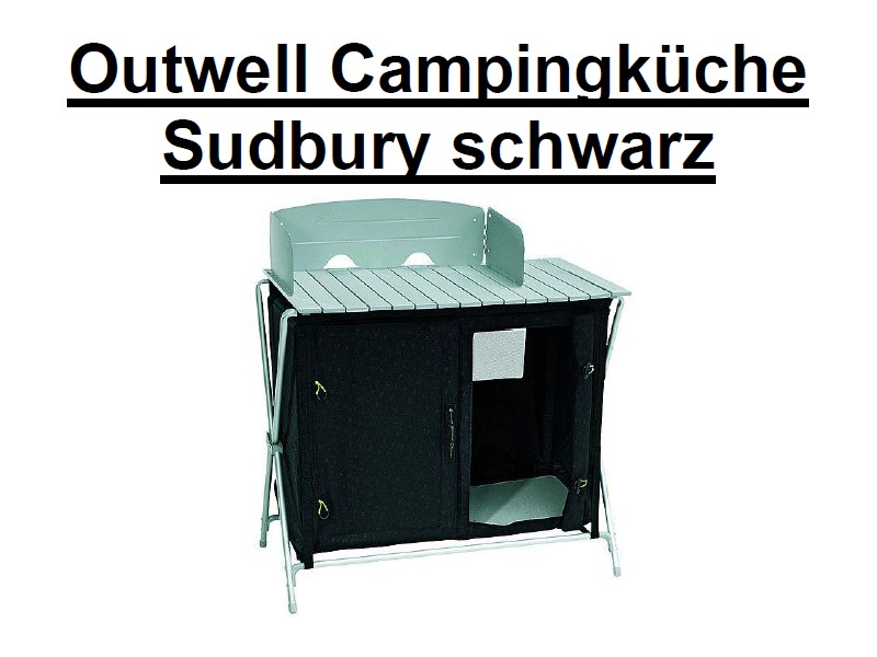 Outwell Campingküche Sudbury schwarz