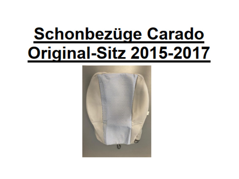 Schonbezüge Carado Original-Sitz 2015-2017